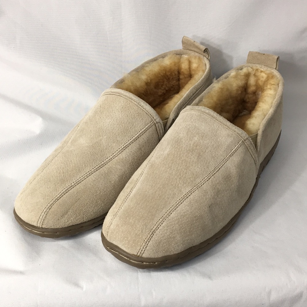 Ciabatta Men’s Roma Sheepskin Slippers Size 12 NEW without Tags